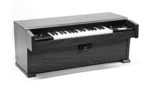 The Chamberlin was the first sample-based keyboard, using tape recordings of acoustic instruments to produce sound, invented by Harry Chamberlin in California in 1960.